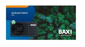 Foto de Nuevo Catlogo Tarifa 2025 de Baxi