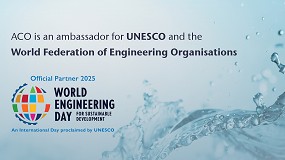 Foto de ACO, socio oficial de la campaa del Da Mundial de la Ingeniera 2025 de la Unesco