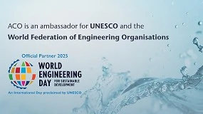 Foto de ACO, socio oficial de la campaa del Da Mundial de la Ingeniera 2025 de la Unesco