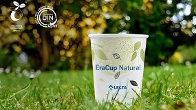 EraCup Natural de Lecta obtiene la certificacin de compostabilidad industrial DIN CERTCO