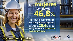 Foto de Las mujeres representan ya el 46,8% de la fuerza laboral del sector qumico