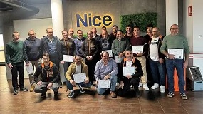 Foto de Nice organiza una sesin formativa a sus clientes del sector de puertas