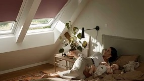 Foto de Velux lana nova gerao de cortinas eltricas para janelas de telhado