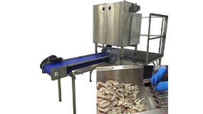 Servinal muestra su peladora de gambas Qingdao Machinery Modelo 60