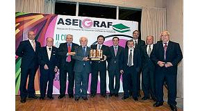 Foto de Aseigraf homenajea a empresarios con cincuenta años de actividad en el sector