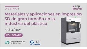 Foto de AGI y el CEP organizan un webinar sobre impresin 3D de gran formato en la industria del plstico