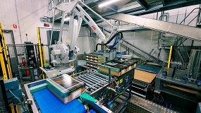 Foto de Dematic muestra las ventajas del embalaje automatizado para la industria cárnica y las instalaciones en IFFA 2025