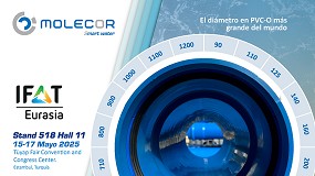 Foto de Molecor apuesta por la sostenibilidad de las redes hdricas en IFAT Eurasia 2025