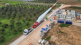 La transmisin automtica Allison optimiza el transporte de palas elicas en el parque Mondonuovo de RWE