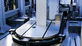 Foto de EtherCAT y XTS en una plataforma de montaje modular para una fabricación limpia