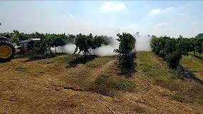 Foto de Tecnologia I-DUST: aplica��o de enxofre para o controlo do o�dio