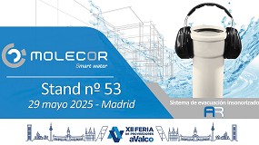 Foto de Molecor se ubicar en el stand nmero 53 en la XII Feria de Proveedores Avalco
