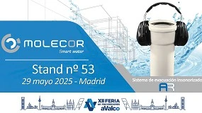 Foto de Molecor se ubicará en el stand número 53 en la XII Feria de Proveedores Avalco