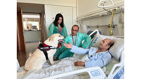 Foto de Purina Espaa colabora con el proyecto HospiGos para facilitar el reencuentro entre pacientes hospitalizados en el Hospital Santa Caterina de Girona y sus perros