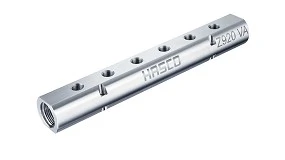 Foto de Hasco lanza nuevos bloques distribuidores Z920/.../VA en acero inoxidable para una configuración flexible de circuitos de refrigeración