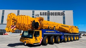 Foto de Anipsotiki alarga la vida til de la gra Liebherr LTM 1500-8.1 reacondicionada por Liebherr Ibrica