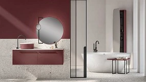 Foto de Fiora presenta Touchy, la bañera minimalista con textura exterior estilo ‘piedra’