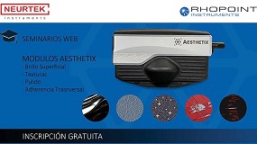 Foto de Neurtek organiza el webinar 'Análisis del grado de adherencia por corte enrejado del Aesthetix de Rhopoint'