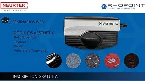 Foto de Neurtek organiza el webinar 'Análisis del grado de adherencia por corte enrejado del Aesthetix de Rhopoint'