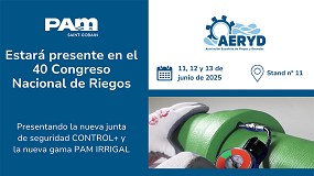Foto de Saint-Gobain PAM, presente en el Congreso Nacional de Riegos 2025