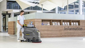 Foto de Krcher BD 50/50 Classic: una fregadora compacta creada para maximizar la productividad de los profesionales de la limpieza