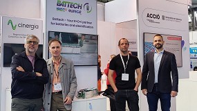 Eurecat e Irec presentan bateras sostenibles y reciclables con Battech en The Battery Show Europe