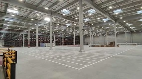 Foto de Soluciones de iluminación de B.E.G. en el Centro Logístico de Aldi en Sagunto