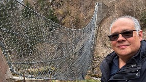 Estructuras flexibles para el control de flujos de detritos