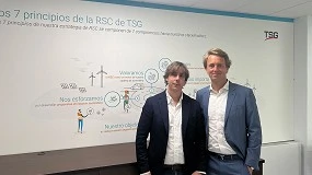 Foto de Entrevista a Aurélien Guenot, director general, y Eduardo Marco, director de actividades eléctricas de TSG en España y Portugal