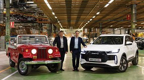 Ebro inicia las pruebas de produccin del nuevo SUV hbrido s400 en Barcelona