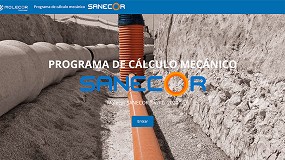 Foto de Molecor presenta sanecorcalculation.com, el nuevo programa de clculo mecnico Sanecor