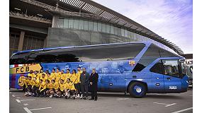 Foto de Transporte eficiente con el Neoplan Starliner de Autopullman Padrs para el F.C. Barcelona