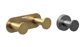 Foto de Genwec lanza nuevos accesorios para bao de la serie Nimbus con acabado cepillado