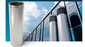 Foto de Blueline de Jeremias, primera lnea de chimeneas y conductos de acero inoxidable premium de bajas emisiones