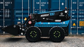 Foto de Sale de fbrica la primera minicargadora elctrica Rockeat 700 de Firstgreen Industries