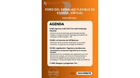 El Foro del Embalaje Flexible de Espaa celebra su XXII edicin en formato virtual