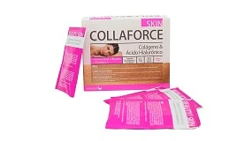 Foto de Collaforce Skin, el complemento que combina colágeno, ácido hialurónico, vitaminas y antioxidantes para mejorar la piel desde el interior