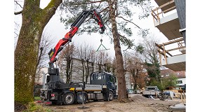 Foto de La gra PK 580 TEC de Palfinger domina las tareas de elevacin ms exigentes