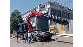 Foto de Transgras entrega una gra Fassi a Sondeos San Vicente de Arvalo