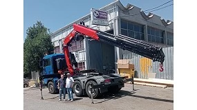 Foto de Transgras entrega una gra Fassi a Sondeos San Vicente de Arvalo