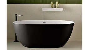 Foto de Acquabella apuesta por el contraste cromático en sus bañeras exentas