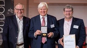 Foto de Hans Beckhoff recibe la Medalla Rudolf Diesel al mayor xito en innovacin