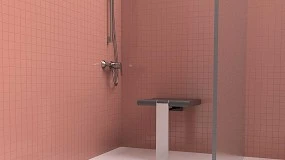 Foto de Nofer presenta su nuevo asiento de ducha mural abatible y extraíble