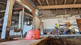 GeoNovatek realiza un proyecto de prevencin mediante consolidacin del terreno y recalce de la cimentación en una nave industrial de Pontevedra