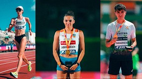 Foto de Los atletas de Joma se suben al podio en un Campeonato de Espaa de rcord