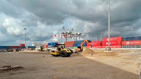 Foto de Comienzan los trabajos para ampliar la superficie operativa de la terminal de contenedores