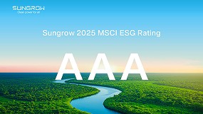 Foto de Sungrow alcanza la m�xima calificaci�n ESG de MSCI