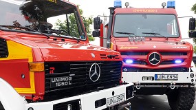 El servicio de bomberos de L�nen incorpora el Unimog U 5023 para intervenciones en situaciones extremas