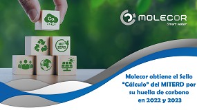 Foto de Molecor obtiene el Sello 'Clculo' del MITERD por su huella de carbono en 2022 y 2023