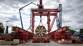 Foto de Un sistema de prtico a medida facilita la extraccin de las tuneladoras del proyecto HS2